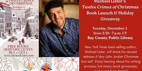 Michael Lister Book Launch & Holiday Giveaway