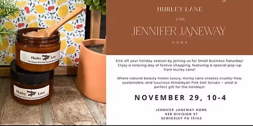 Small Business Saturday at Jenifer Janeway Home