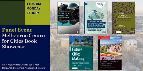 Panel Event: Melbourne Centre for Cities Book Showcase