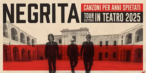 NEGRITA - CANZONI PER ANNI SPIETATI TOUR IN TEATRO \/\/ Torino