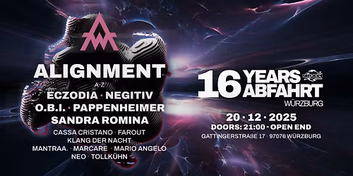 16 Years Abfahrt W\u00fcrzburg