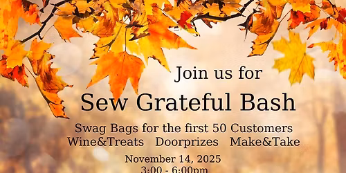 Sew Grateful Bash