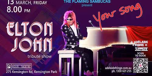 ELTON JOHN TRIBUTE SHOW - YOUR SONG - Fringe Adelaide