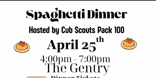 Pack 100 Spaghetti Dinner