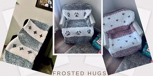Frosted Hugs Chunky Blanket Workshop #7