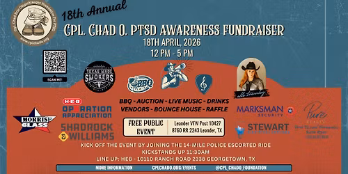 18th Annual PTSD Awareness Fundraiser