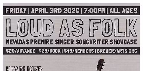 Loud As Folk presents: Charlie Parr | Friday | April 3rd 2026