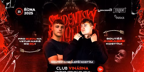 STUDENTSK\u00dd HALLOWEEN - STR\u00c1\u017dNICE