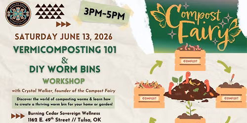 \ud83e\udeb1 Vermicomposting Workshop with Crystal Walker (The Compost Fairy) \ud83e\udeb1