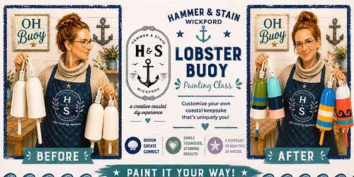 6\/6\/26 11-2 PM OH BUOY! Custom Lobster Buoy Event