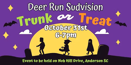 Deer Run Trunk or Treat