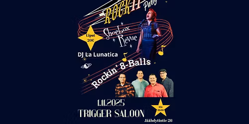 ROCKIT Party 1.11. (Rockin' 8-Balls, Shoebox Revue, DJ La Lunatica)