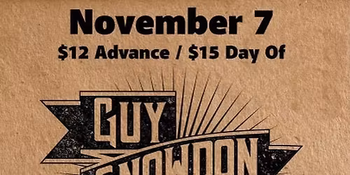 Guy Snowden & the Citizens. Dead Beat Horse. The Whiteouts at the Westside Bowl, November 7th