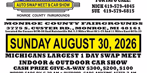 MONROE AUTO SWAP MEET AND CAR SHOW