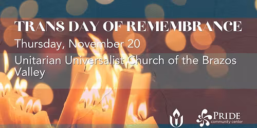Brazos Valley Transgender Day of Remembrance Memorial