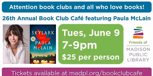 Book Club Cafe feat. Paula McLain