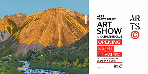 OPENING NIGHT Arts Canterbury Art Show at The Cashmere Club 2026