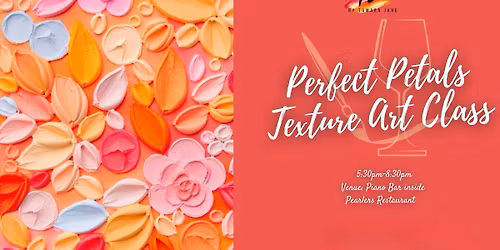 Art Class For Adults: Perfect Petals Texture Art 