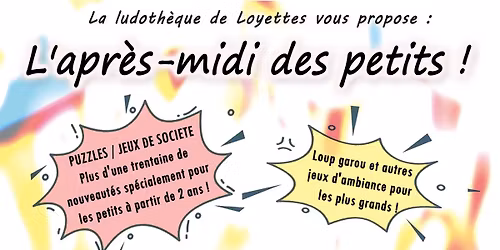 Animation jeux petits et grands