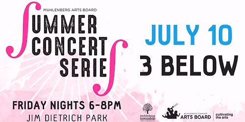 Muhlenberg Township's Summer Concert Series with 3 Below