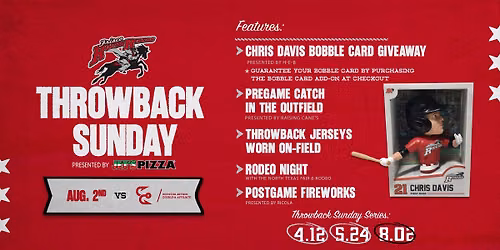 Throwback Sunday presented by Jet's Pizza