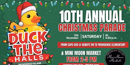 Providence Village's 10th Annual Christmas Parade & Mini Moon Market