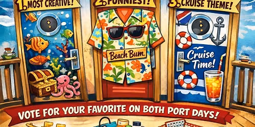 Cabin Door Decorating Contest 