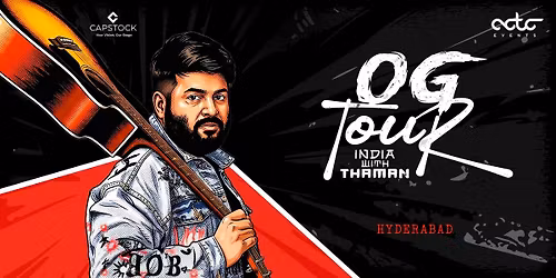 OG TOUR INDIA WITH THAMAN - LIVE IN HYDERABAD