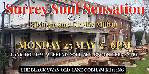 SURREY SOUL SENSATION ARE AT THE BLACK SWAN IN OCKHAM