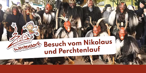 Winterdorf Bad Schallerbach: Nikolaus und die Tauruspass Perchten