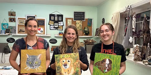 Paint your Pet Portrait night
