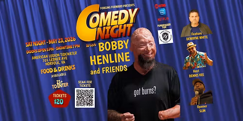 American Legion Tidewater Comedy Show with Bobby Henline,Dewayne White, Slim, and Dennis Vee