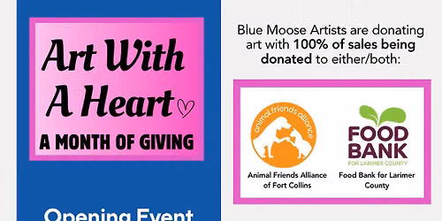 Blue Moose Art Gallery: Art With A Heart