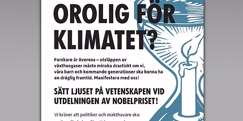 Ljuset p\u00e5 vetenskapen vid utdelningen av Nobelpriset! 