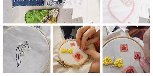 Slow stitching and Embroidery for mindfulness