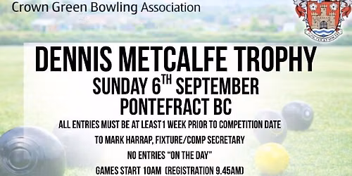 Dennis Metcalfe Memorial