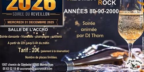 R\u00e9veillon \u00e0 l'Accro rock