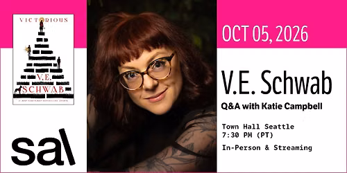 V.E. Schwab (presented by Seattle Arts & Lectures)