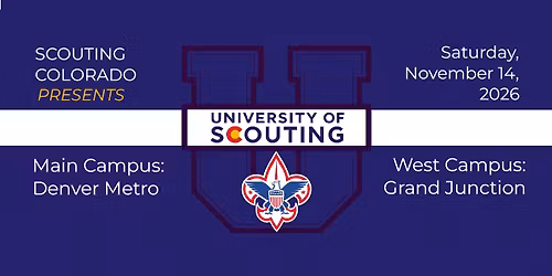 University of Scouting 2026 - Main Campus