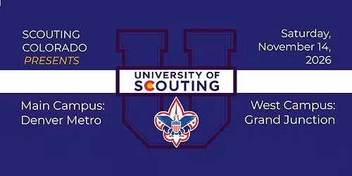 University of Scouting 2026 - Main Campus