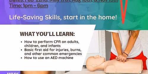 CPR, AED AND FIRST AID TRAINING