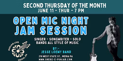 Open Mic Night \/ Jam Session ~ Jesse Loewy Band