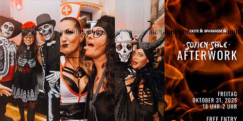 Sofiens\u00e4le Afterwork - the HALLOWEEN edition - Fr, 31. Oktober (18-2 Uhr)