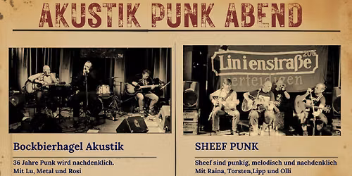 Sheef Punk und Bockbierhagel Akustisch