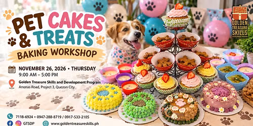 Pet Cakes and Pastries Baking Class