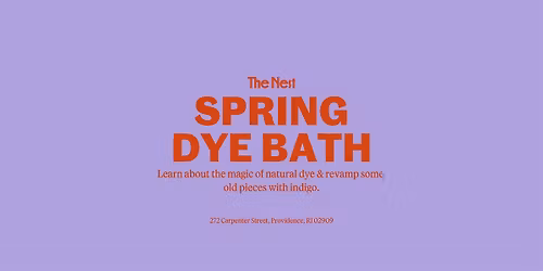 Spring Indigo Dye Bath