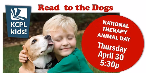 Read to the Dogs; National Therapy Animal Day - Main Library