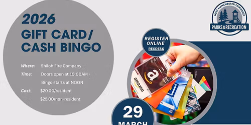 Gift Card\/Cash Bingo