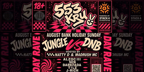 Jungle Vs Dnb Day Rave August Bank Holiday Special 
