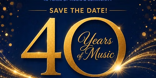 \ud83c\udf89 DCC Celebrates 40 Years of Music